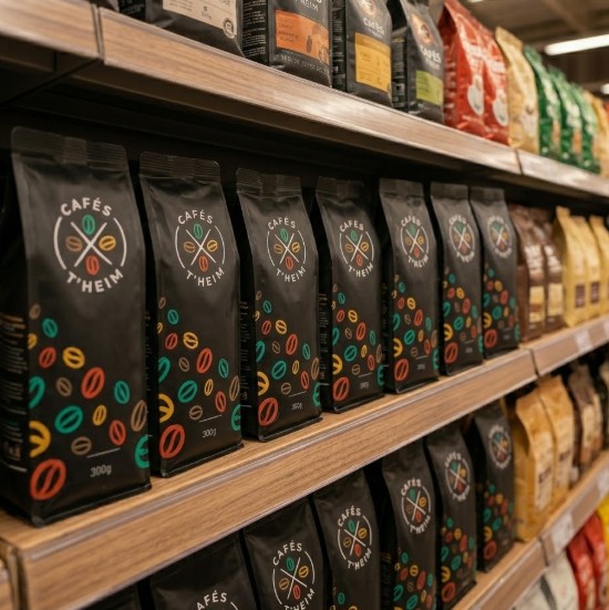 cafes-theim-supermarche-commerce-proximite Personnes partageant un café au bureau